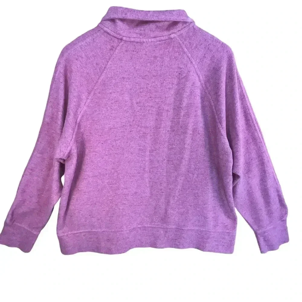 Nike Women’s Pink Half Zip Anorak Loungewear‎ Casual Pullover Sweater Large